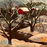 Red Cabin by Exhalation