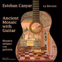 Ancient Mosaic with Guitar by La Reverie